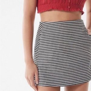 Urban Outfitters B&W Gingham Skirt